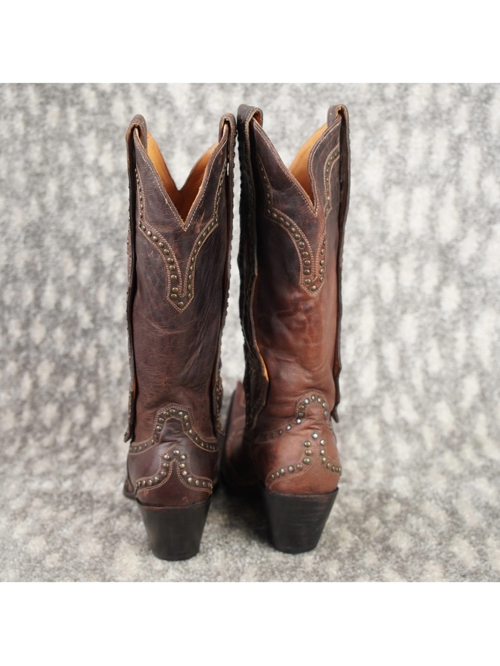 Boot Star Co. by Old Gringo Cowgirl Leather Western Boots W/Studed Womens 6.5 B - Picture 8 of 14